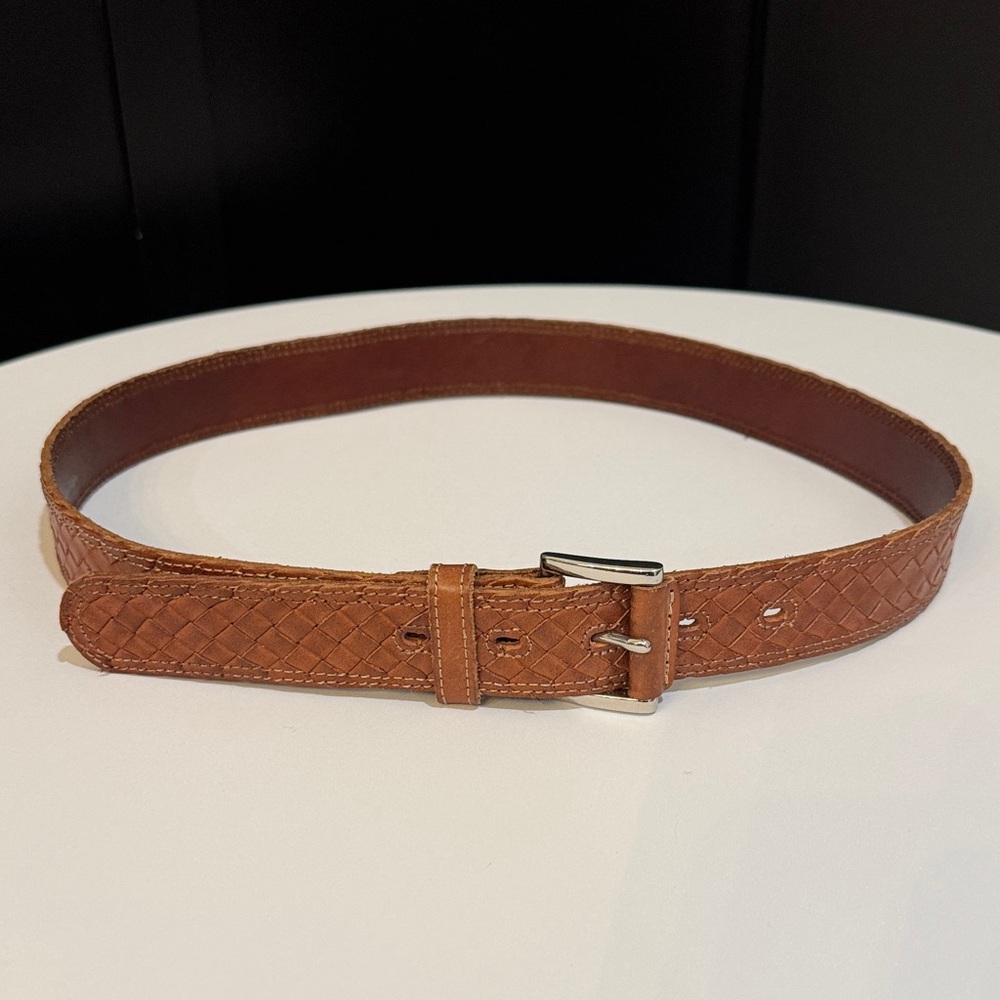 GAP Brown Woven Leather Belt